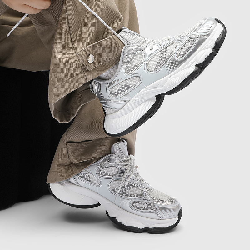 Silver Low-Top Sneakers, product photo (2)