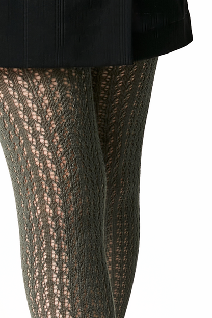 Conte-Kids Miss 618 cotton tights with mesh pattern, styled photo