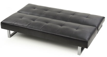Chroma black sofa bed upholstery detail