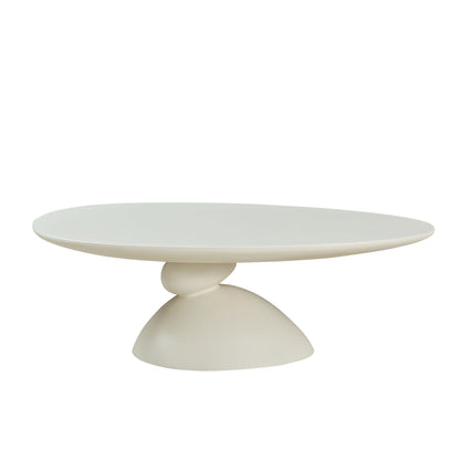 HouseOfZazla Lucky Stone Shaped Corner and Elliptical Coffee Tables