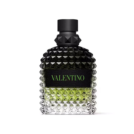 Valentino Uomo Born in Roma Green Stravaganza Eau de Toilette bottle, product photo
