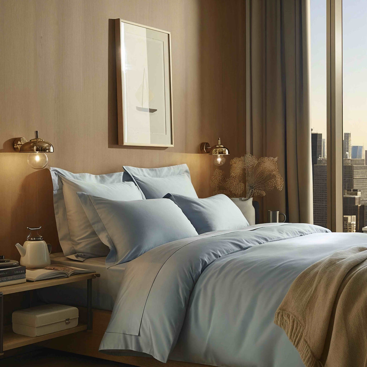 Italic Luxe Australian Sateen Duvet Cover