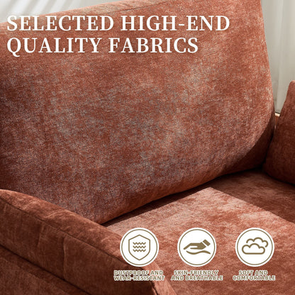 Convertible sleeper sofa bed, seat cushion detail (view 84)