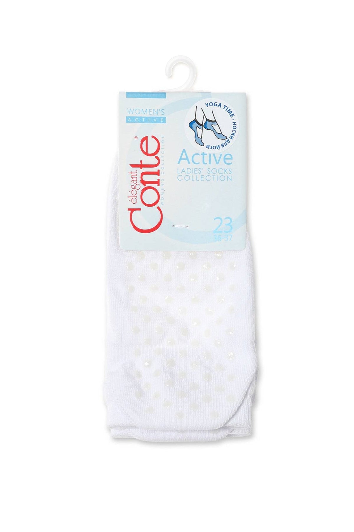 Conte Active 256 cotton ankle socks with non-slip sole, product photo (3)