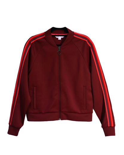 Powerstripe LS Track Jacket, styled photo, alternate view