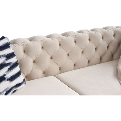 Chesterfield Modern Tufted Sofa, additional detail (7)