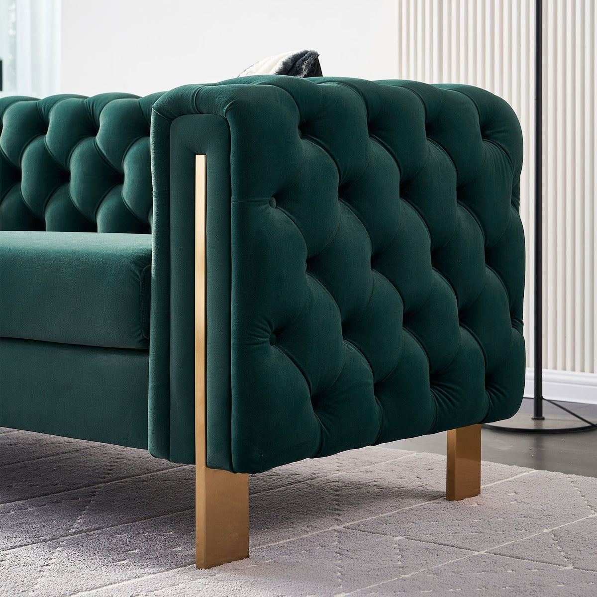 Chesterfield Modern Tufted Sofa, styled photo (7)