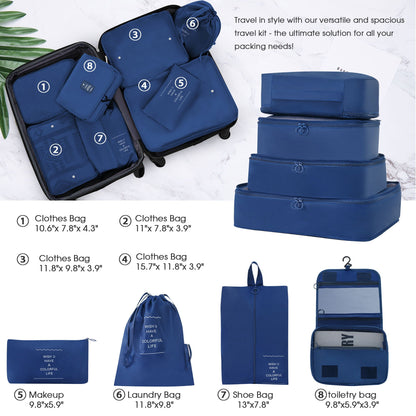 4-Piece Hardshell Spinner Luggage Set, styled photo (8)