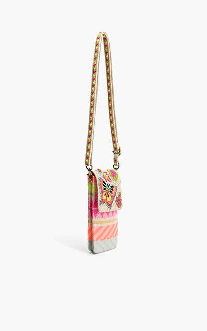 Fluttering Charm Butterfly Kaleidoscope Phone Bag, alternate view