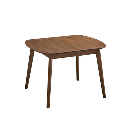 ACTU extendable dining table with butterfly leaf, walnut finish — view 6