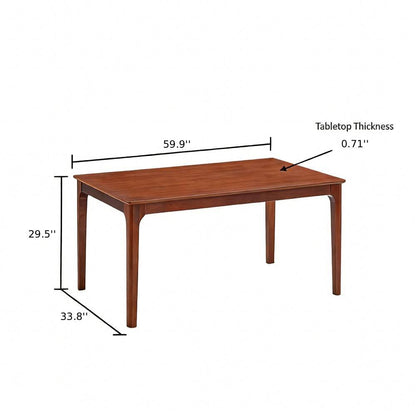 ACTU farmhouse dining table, table only — view 10