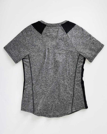 Advance Women's Training Top in Grey Heather, back view