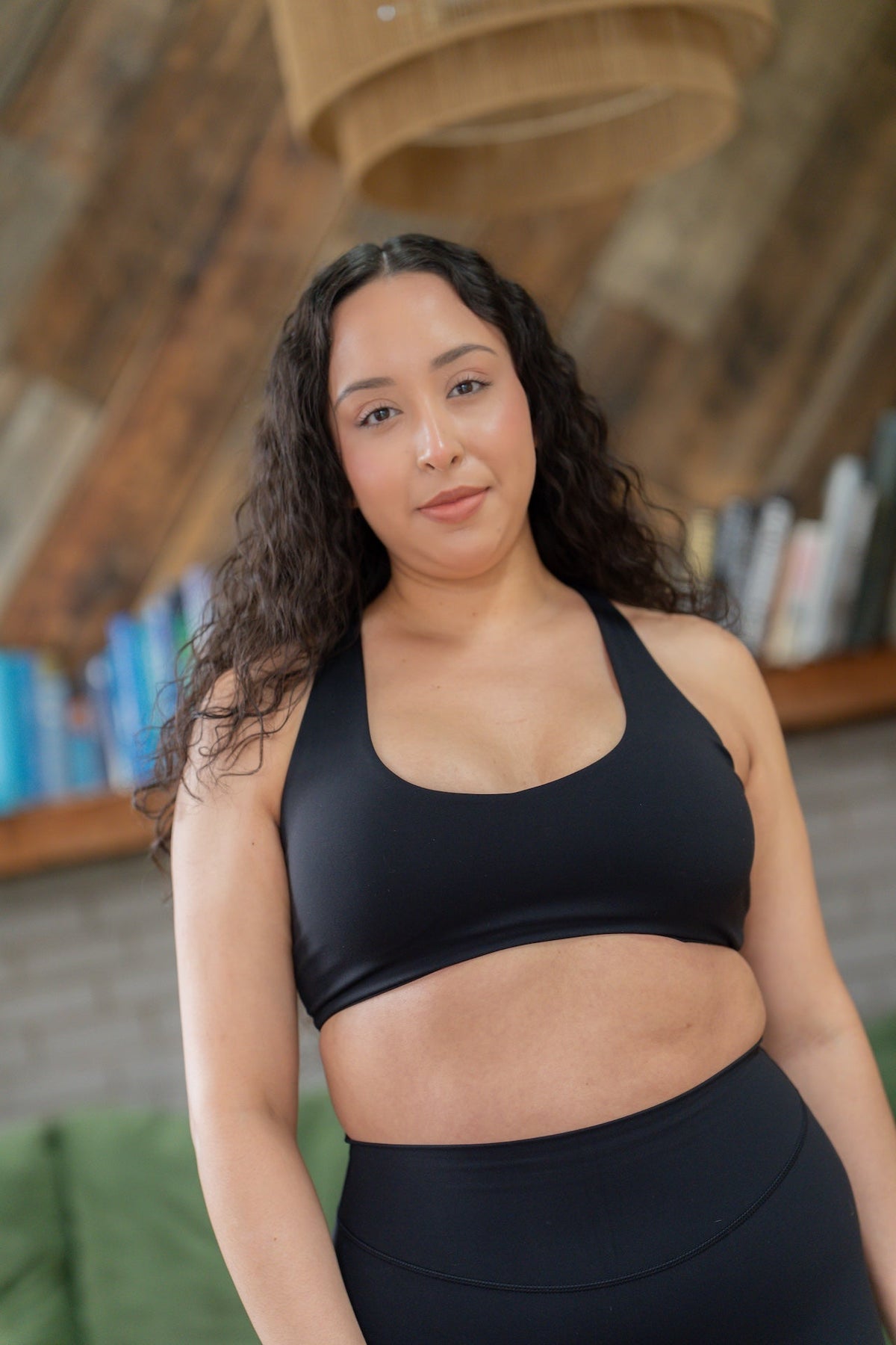 Brushed Commit Sports Bra, styled photo (2)