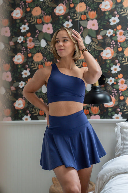 Gravity Rise Asymmetrical Sports Bra, product photo