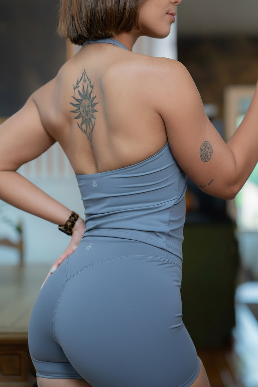 Brushed Commit Halter Tank, product photo (3)