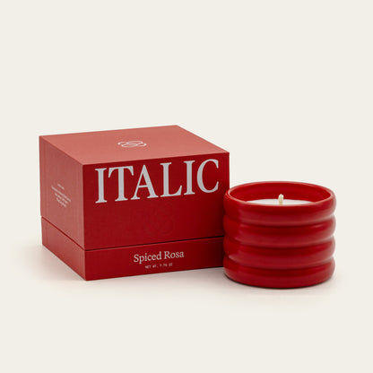 Italic Soy Wax Ceramic Candle