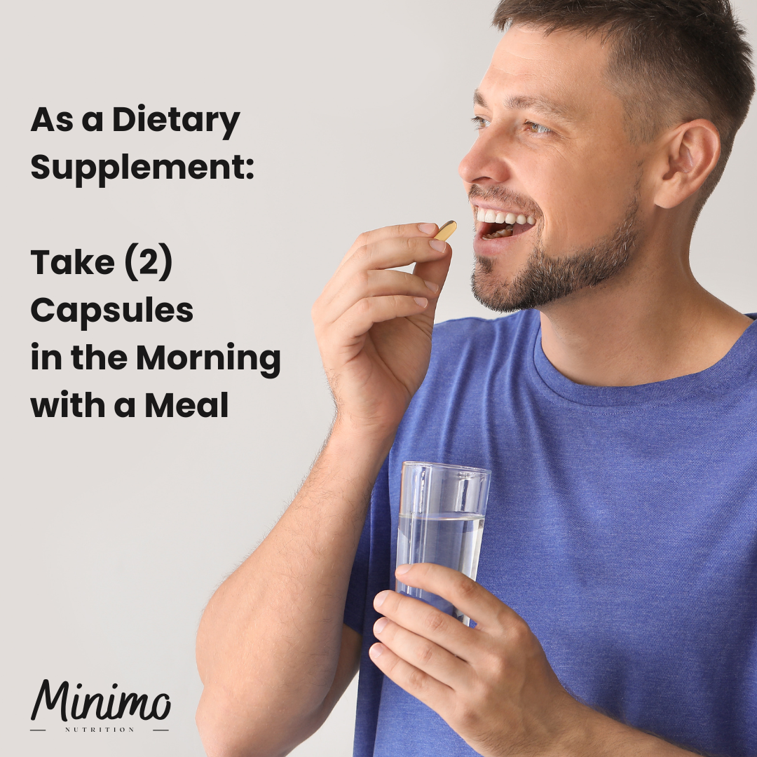 Minimo Nutrition Complete Multivitamin + Immunity Boost, supplier supplemental product graphic, second in series