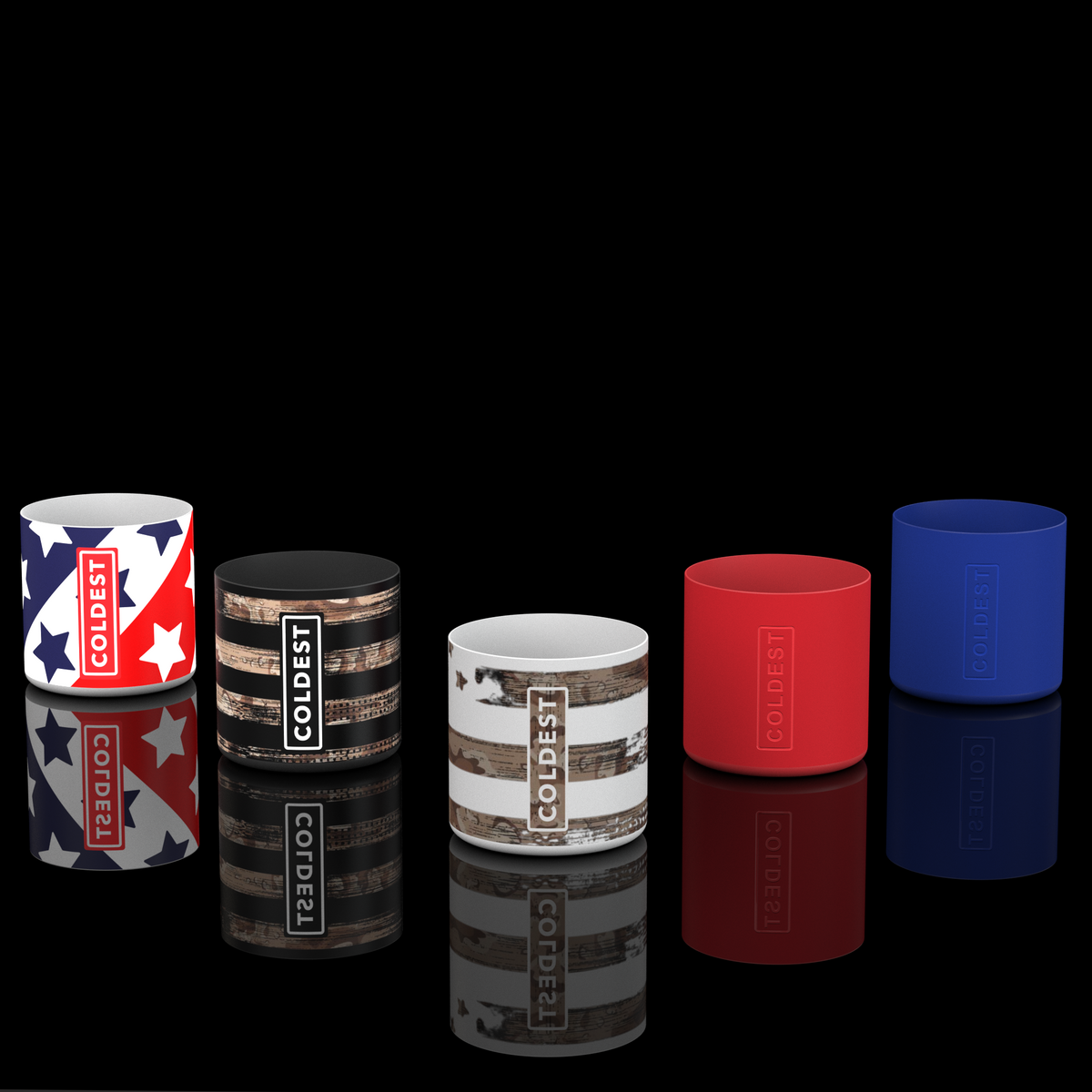 Coldest Boots 5-Pack in the American design set, alternate view