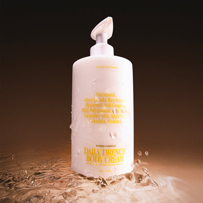 Laurel Bath House Daily Drench body cream, Banana Hammock, additional detail