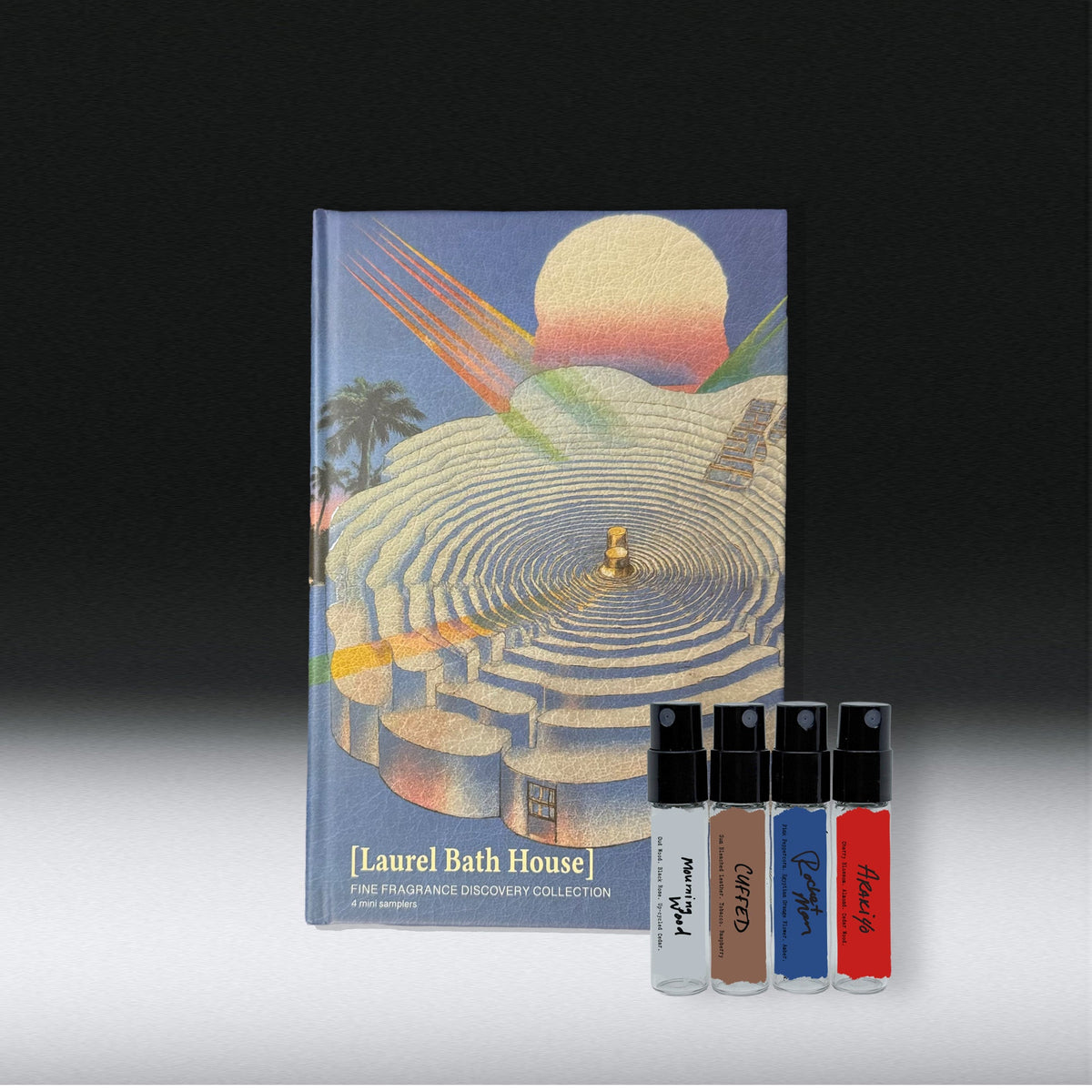 Laurel Bath House Core Line perfume discovery set, alternate view