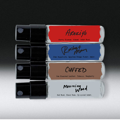Laurel Bath House Core Line perfume discovery set, product photo