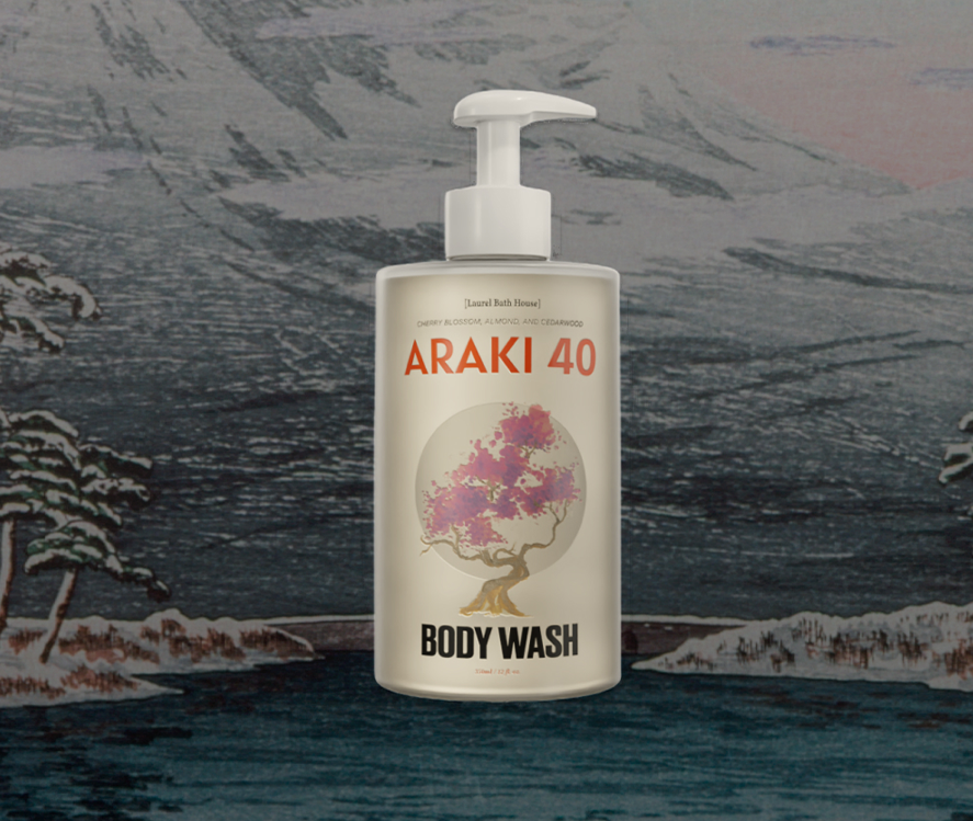 Laurel Bath House 6-Pack Araki 40 body wash, additional detail