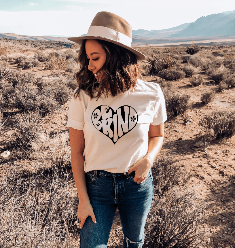 Fitkitty Culture Be Kind tee in unisex ringspun cotton