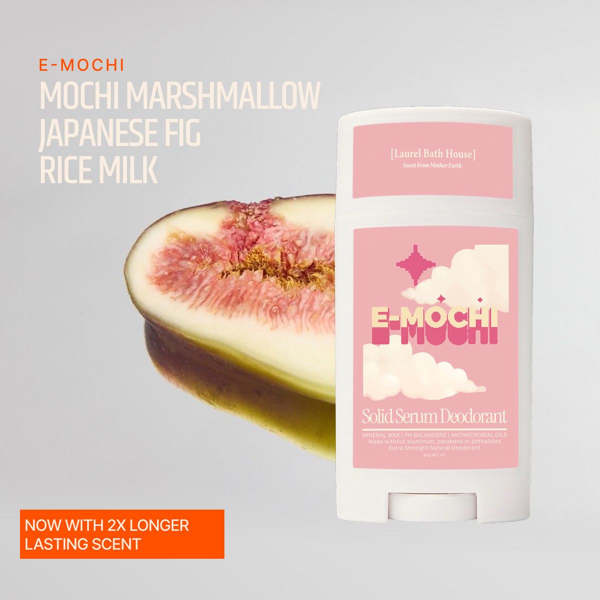 Laurel Bath House E-Mochi deodorant, additional detail