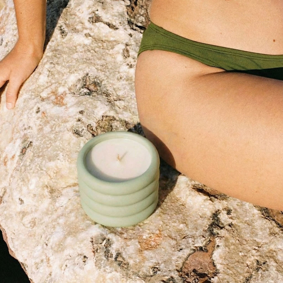 Italic Soy Wax Ceramic Candle