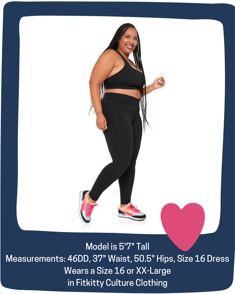 Fitkitty Culture BodyLove high-rise leggings, supplier lifestyle image 2