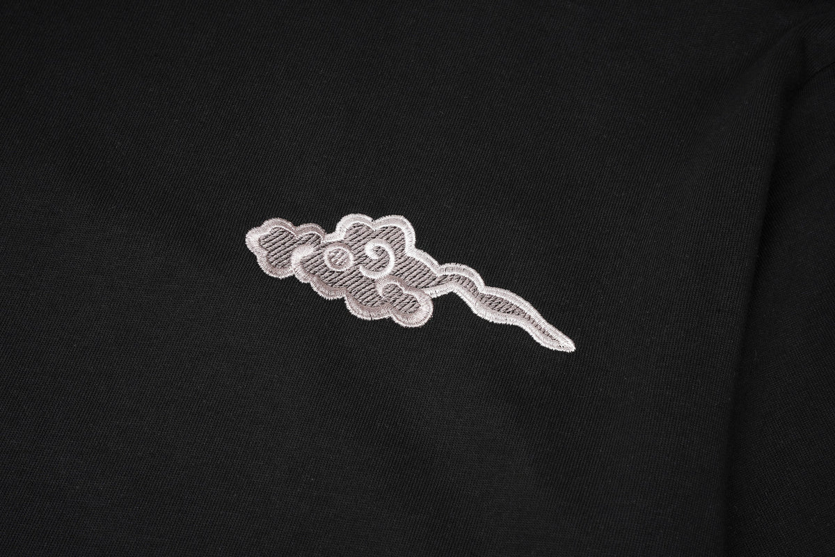 Gray Dragon Embroidered Tee, alternate view (2)