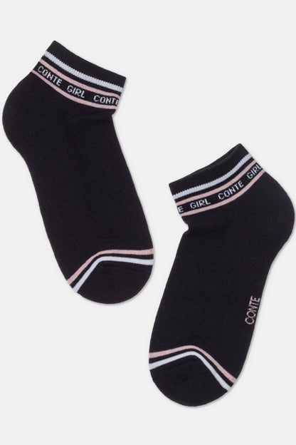Conte Active 572 cotton ankle socks with terry foot, additional detail (4)