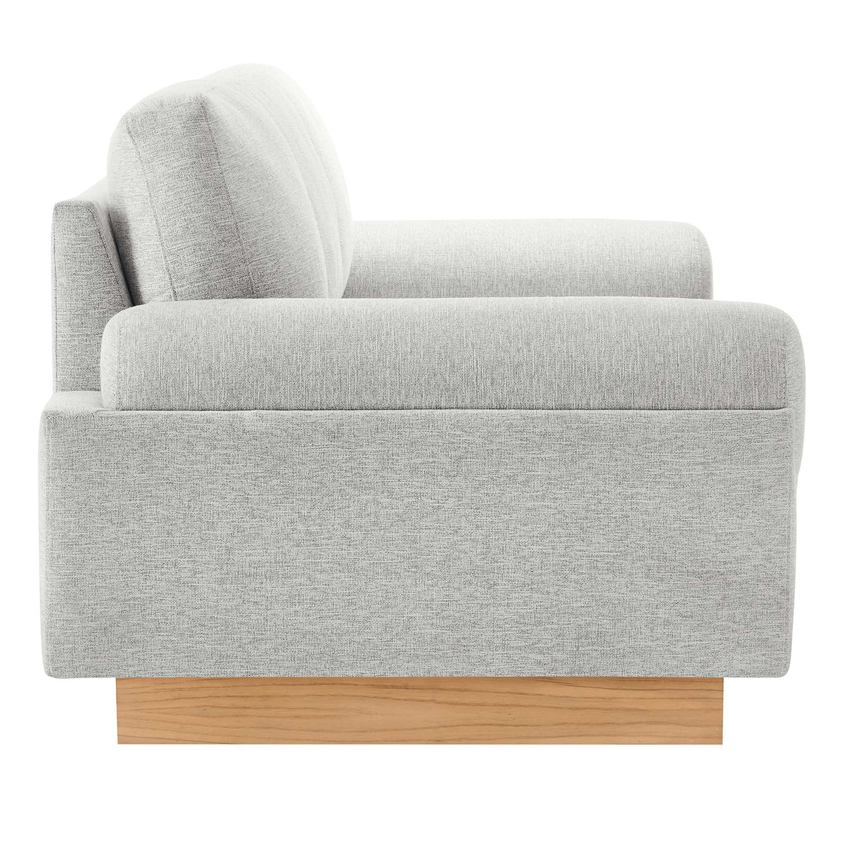 Modway Oasis sofa stain-resistant polyester upholstery detail
