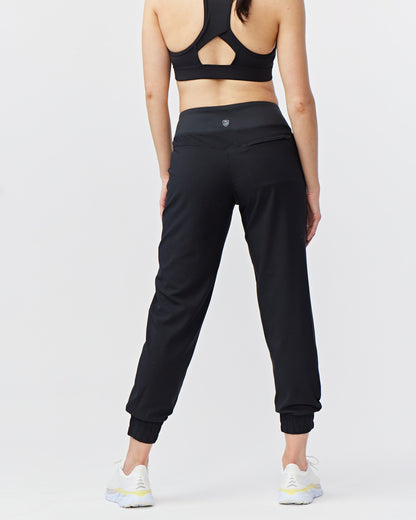 Excel Jogger 7/8 Length 28" Pant in Black, additional detail