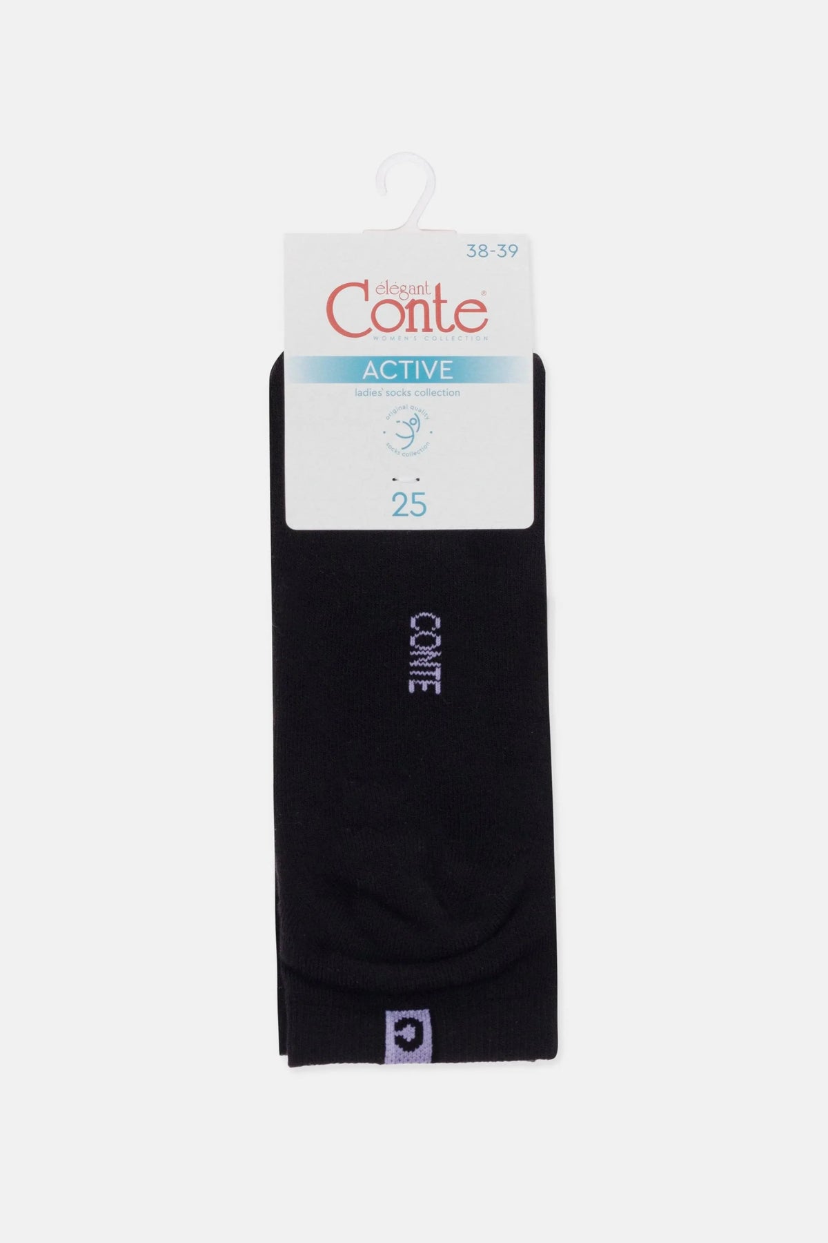 Conte Active 571 cotton ankle socks with terry sole, alternate view (5)