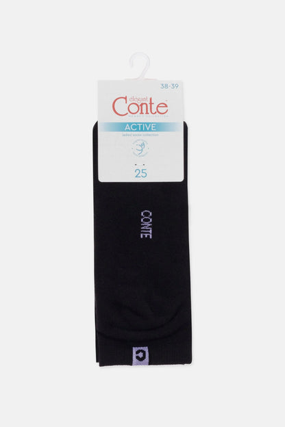 Conte Active 571 cotton ankle socks with terry sole, alternate view (5)
