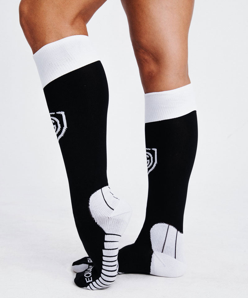 Equal Play Women's Soccer Over the Calf (OTC) Socks in Black