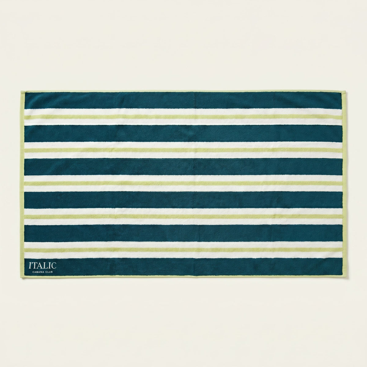 Italic Bondi Cabana Stripe Australian Cotton Beach Towels