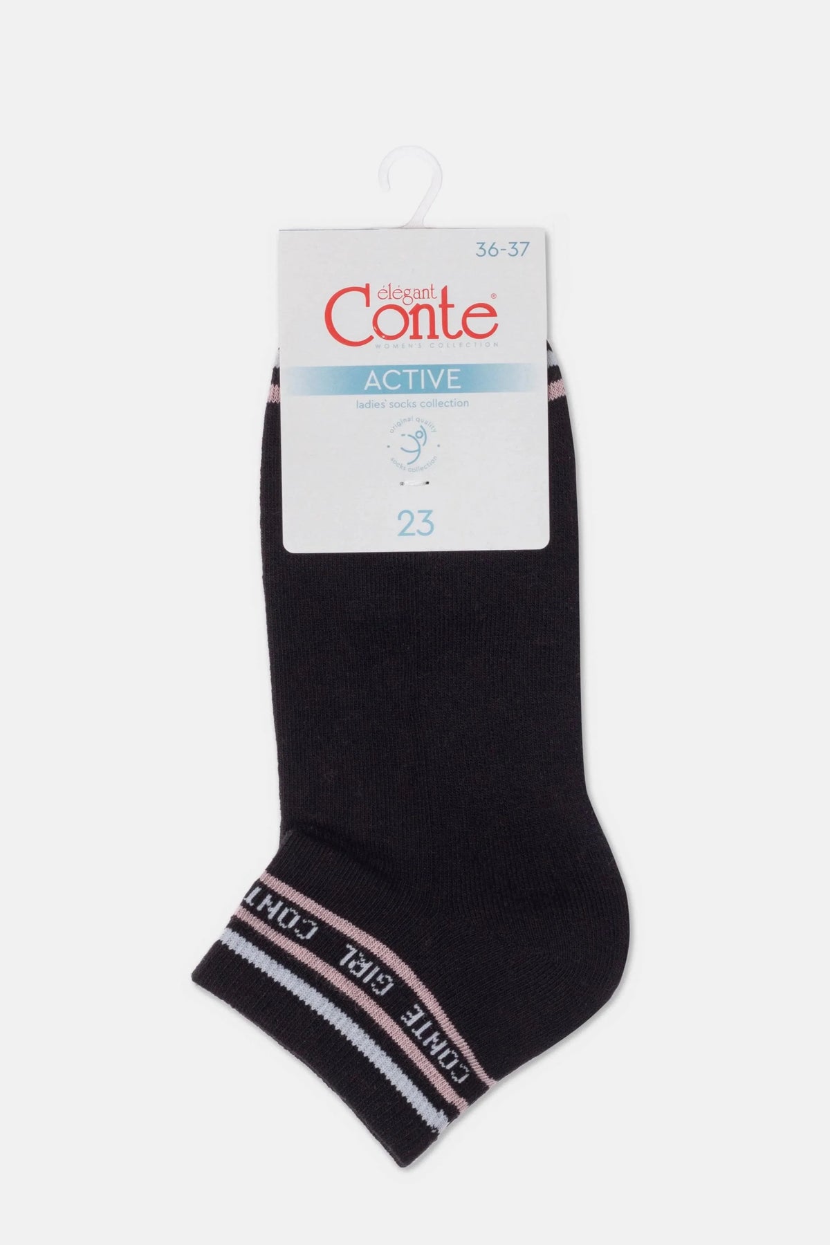 Conte Active 572 cotton ankle socks with terry foot, additional detail (5)