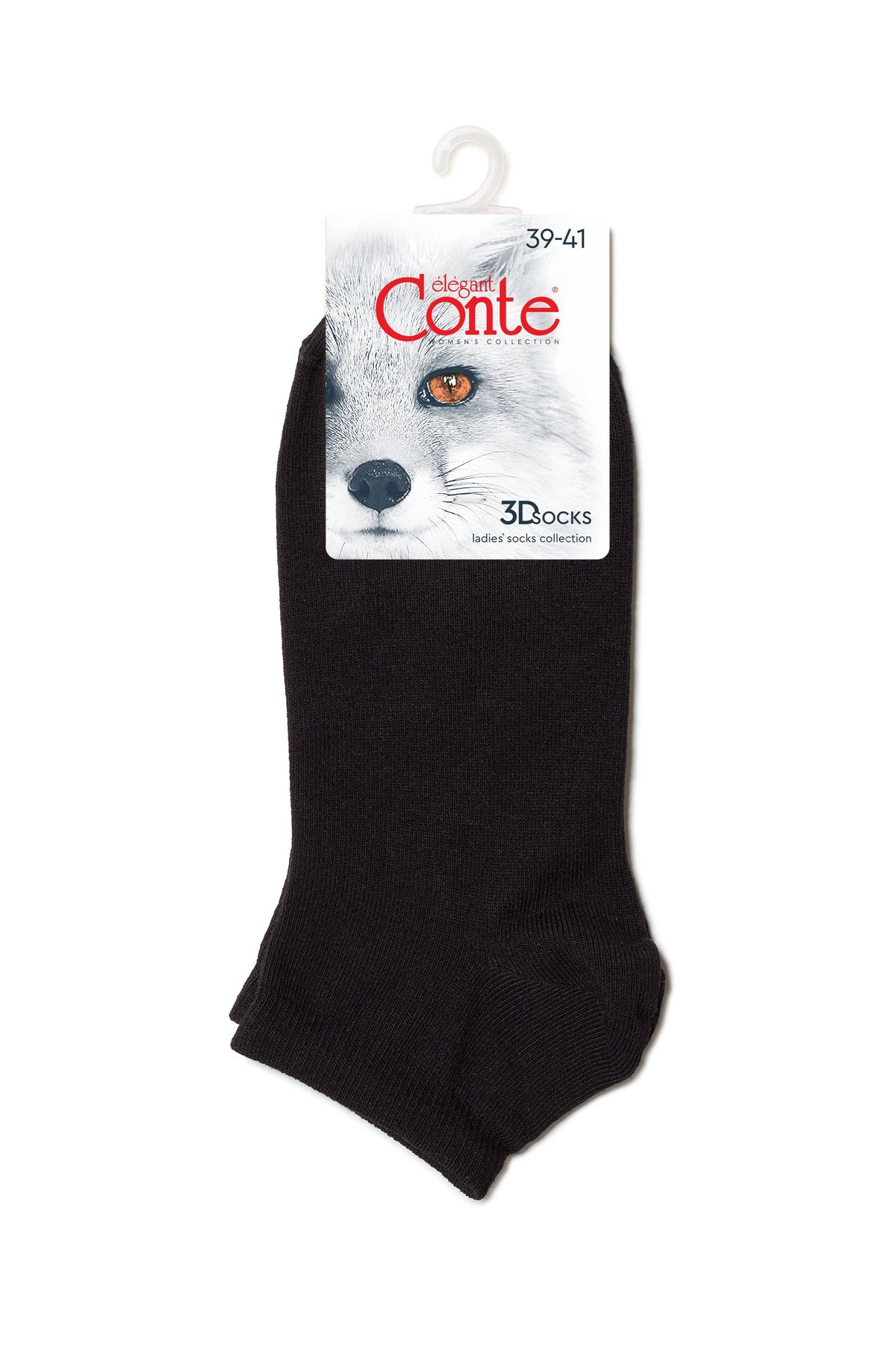 Conte cotton women's ankle 3D Socks, product photo (10)