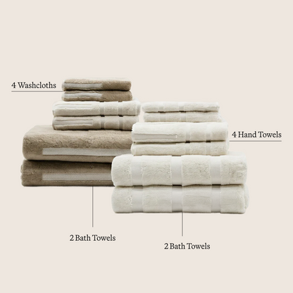 Italic Capri Solid Australian Cotton Bath & Hand Towels