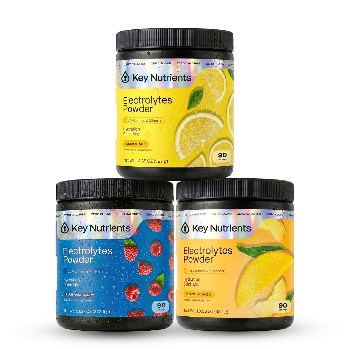 Key Nutrients Electrolyte Recovery Plus sugar-free electrolyte powder, Fan Favorites option