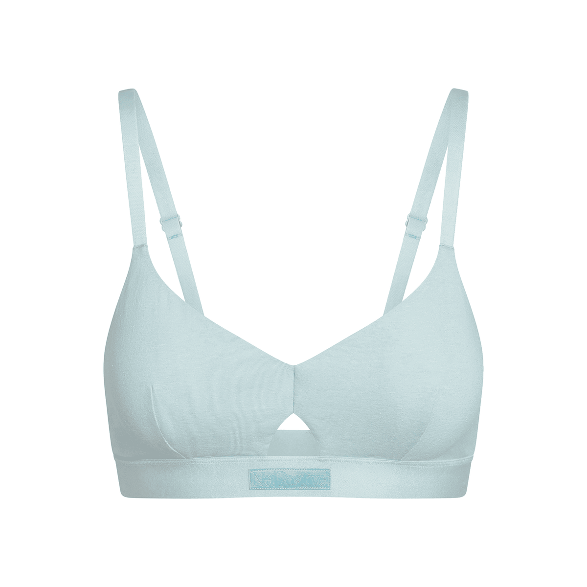 Organic Cotton & Hemp Keyhole Bra, styled photo, second angle