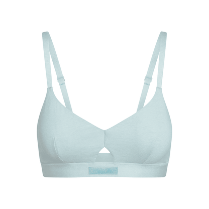 Organic Cotton & Hemp Keyhole Bra, styled photo, second angle