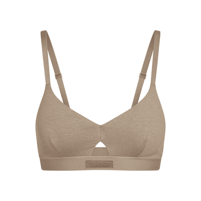 Organic Cotton & Hemp Keyhole Bra, product photo, alternate view