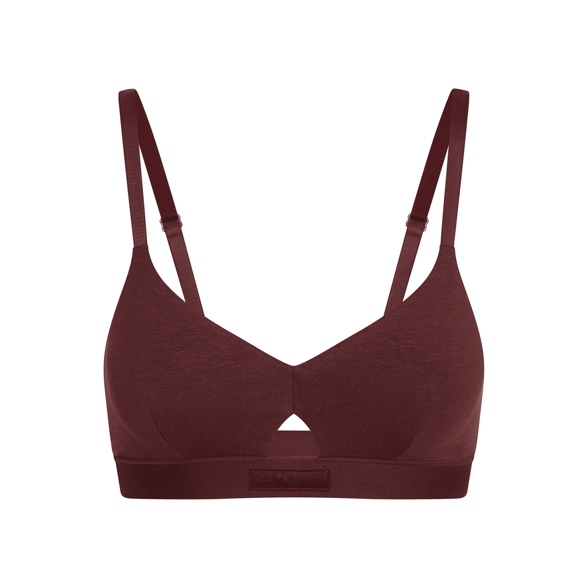 Organic Cotton & Hemp Keyhole Bra, alternate view, second angle