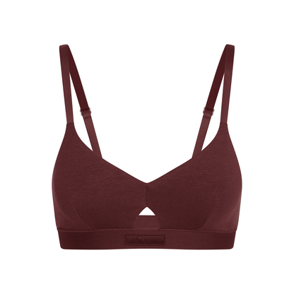 Organic Cotton & Hemp Keyhole Bra, alternate view, second angle