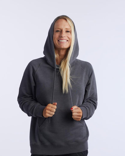 Freasy Women's Relaxed Fit Hoodie in Carbon, front view