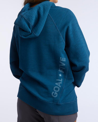 Freasy Women's Relaxed Fit Hoodie in Dark Teal