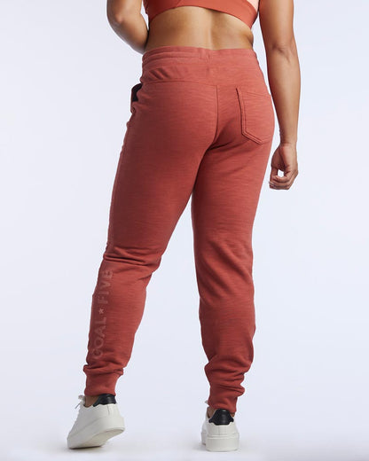 Freasy Jogger in Cinnabar, back view